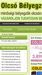 Mobile Screenshot of olcsobelyegzok.hu